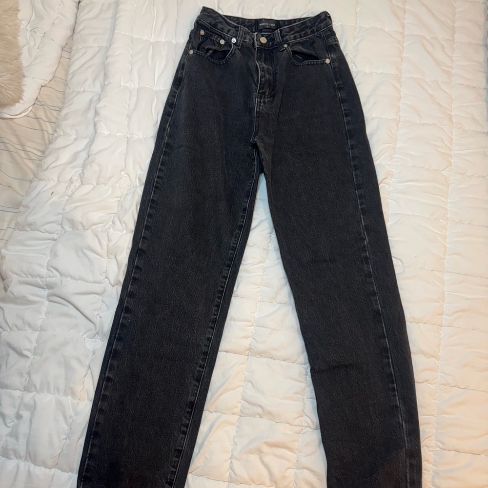 White Fox Boutique High Rise Black Jeans